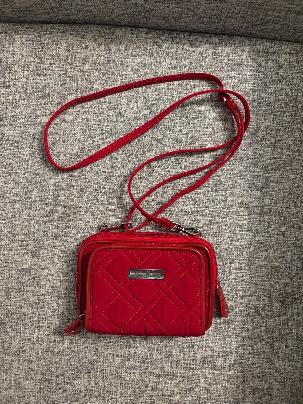Vera Bradley Red All in one crossbody